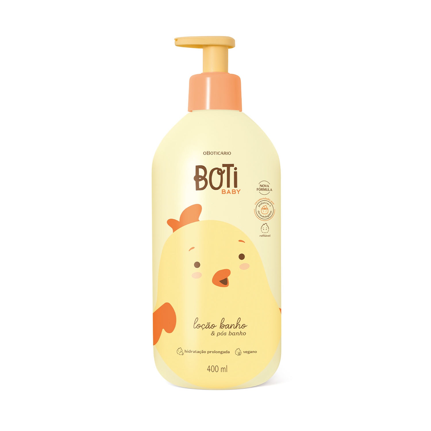Loção Corporal Boti Baby O Boticário Banho e Pós-Banho Hidratante 400ml