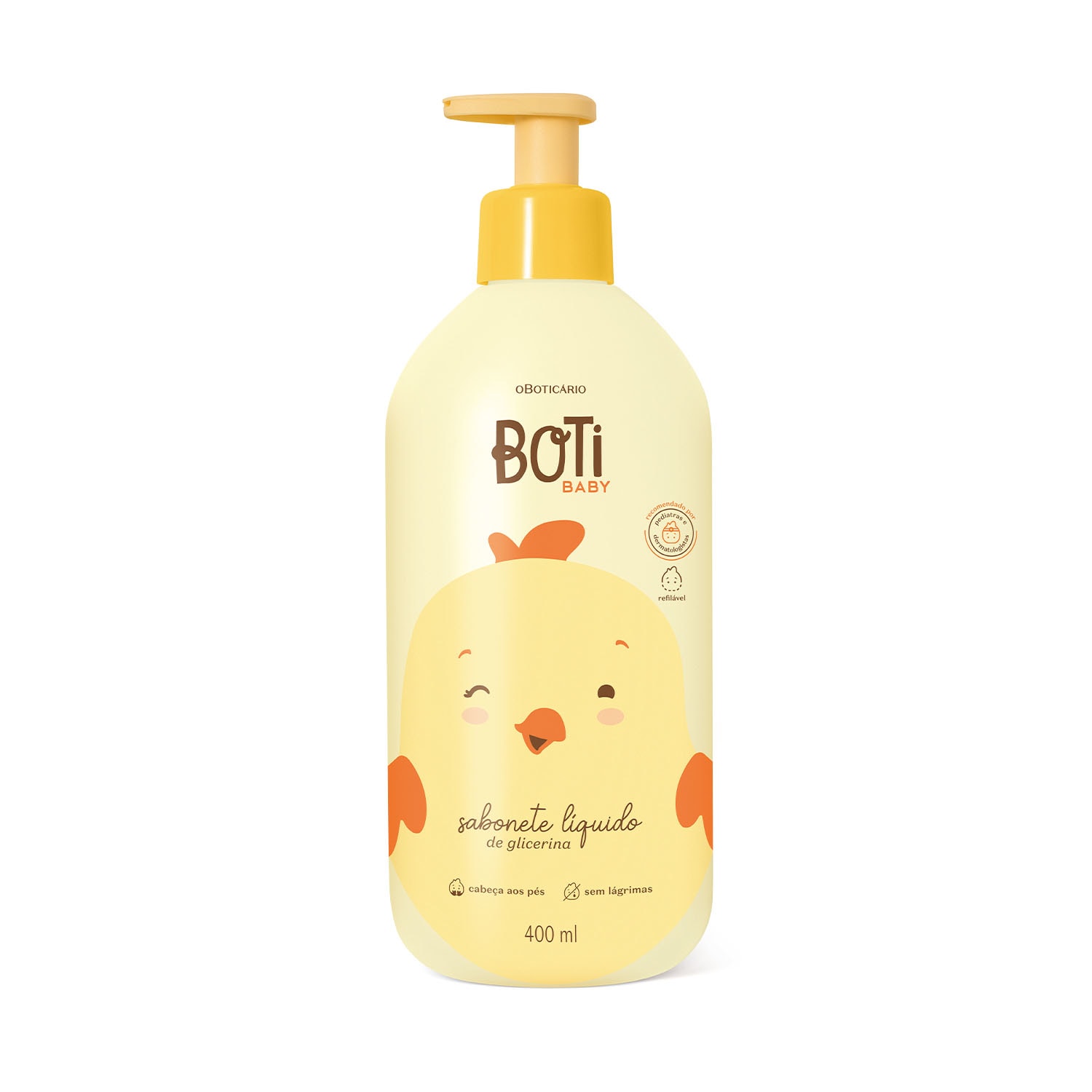 Sabonete Líquido Boti Baby o Boticário Glicerina 400ml