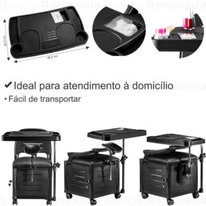 Cadeira Cirandinha Ciranda Dompel Veneza Preto Brilho 1 Unidade