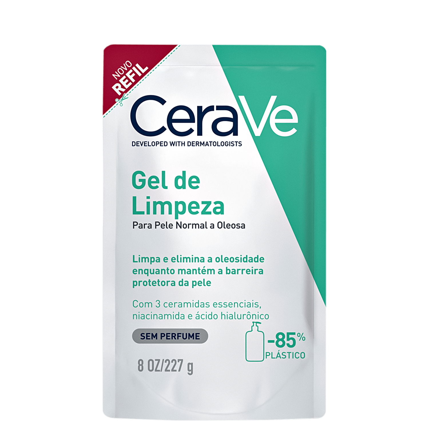Refil Gel de Limpeza Facial CeraVe 227g