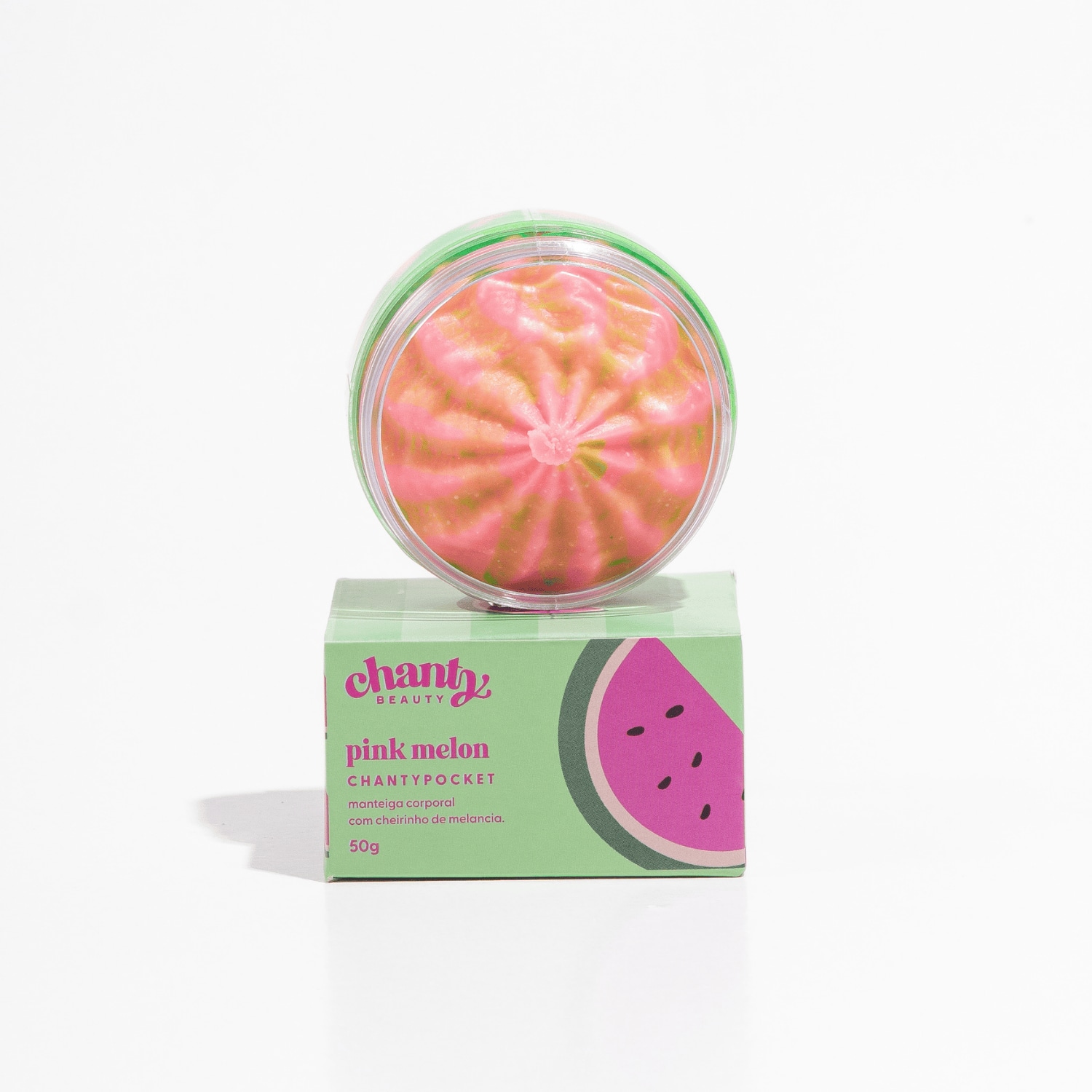 Manteiga Corporal Chanty Beauty ChantyPocket Pink Melon 50g