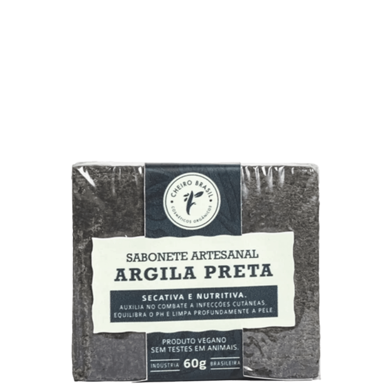 Sabonete em Barra Cheiro Brasil Argila Preta 60g