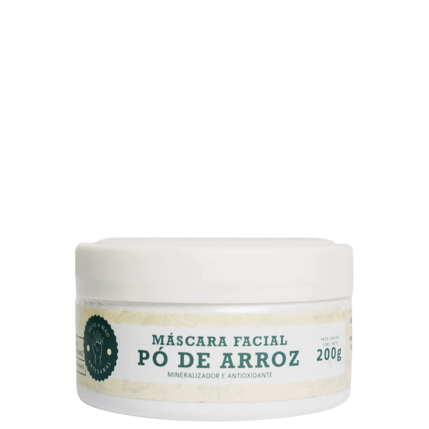 Máscara Facial em Pó Cheiro Brasil Pó de Arroz 200g