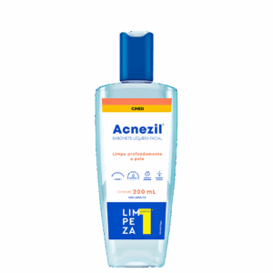 Sabonete Líquido Facial Cimed Acnezil Antisséptico 200ml