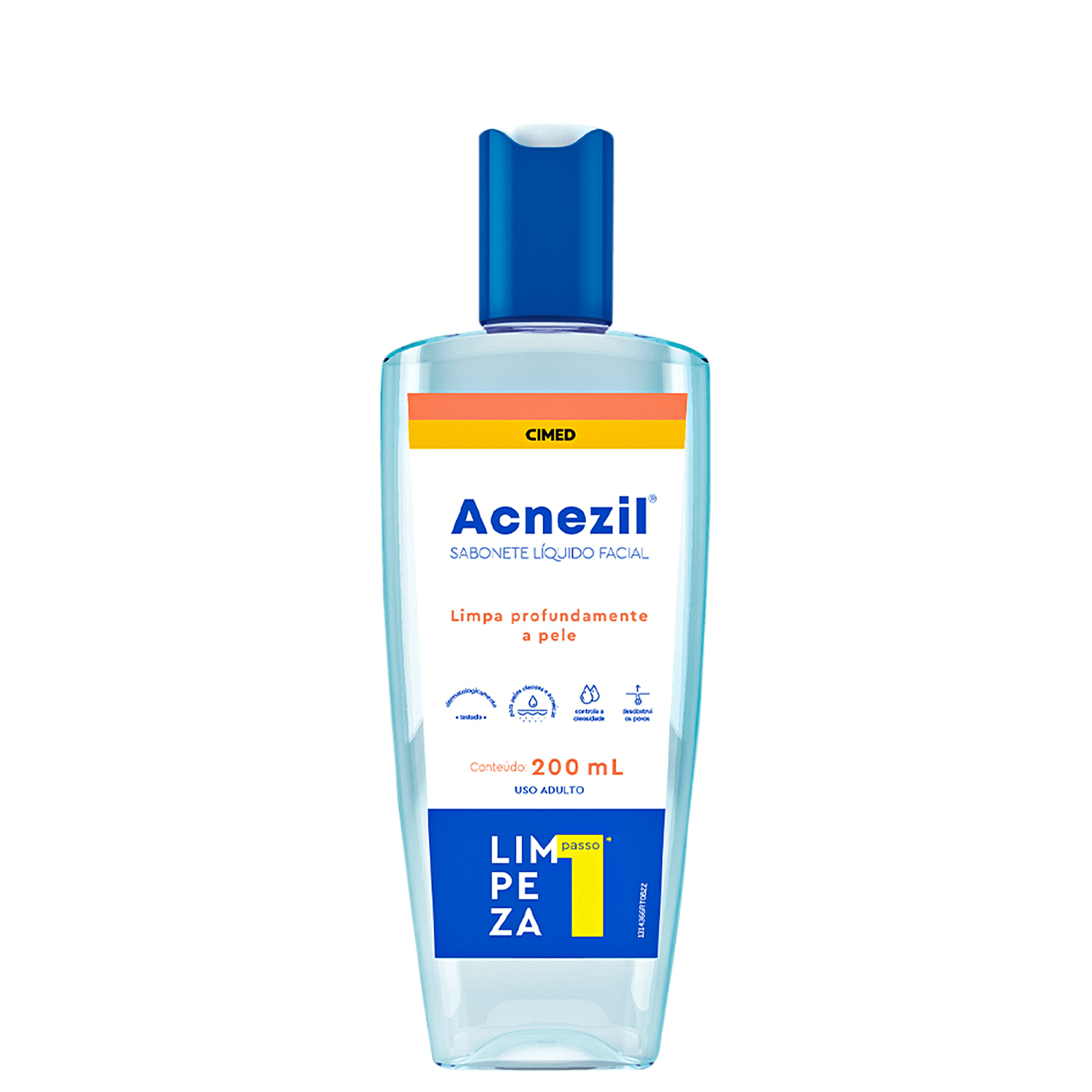 Sabonete Líquido Facial Cimed Acnezil Antisséptico 200ml