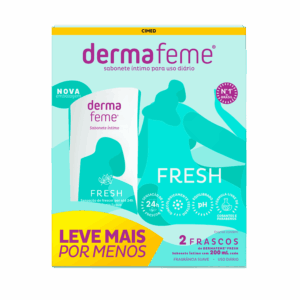 Sabonete Líquido Íntimo Cimed Dermafeme Fresh 2 unidades