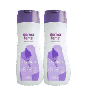 Kit Sabonete Líquido Íntimo Cimed Dermafeme Lavanda 2 unidades 200ml
