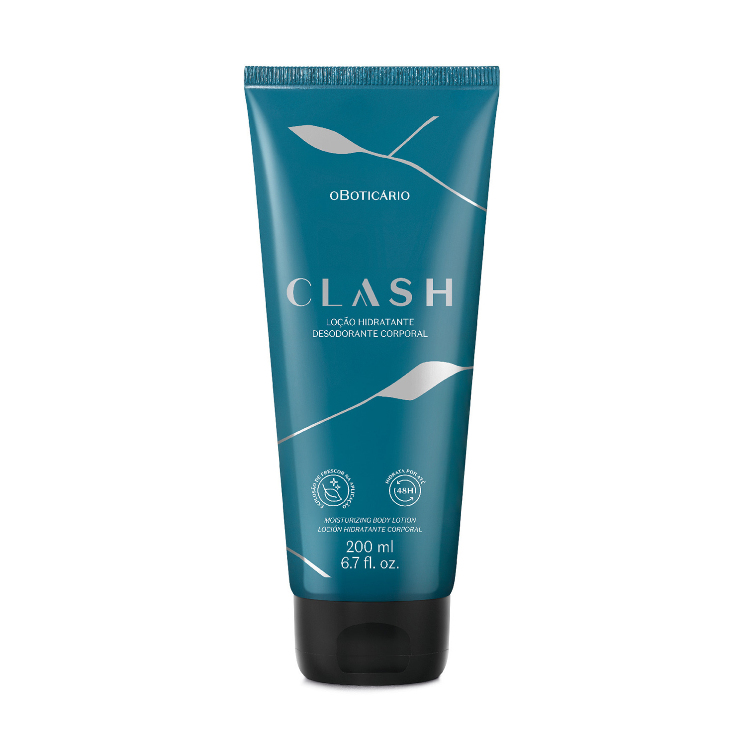 Loção Corporal Clash O Boticário Desodorante Hidratante 200ml