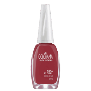 Esmalte Cremoso Colorama Rosa Floral 8ml