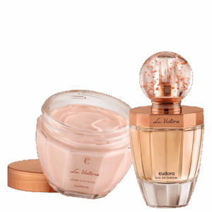 Combo Eudora La Victorie: Eau de Parfum 75ml + Creme Acetinado Hidratante Desodorante 250g