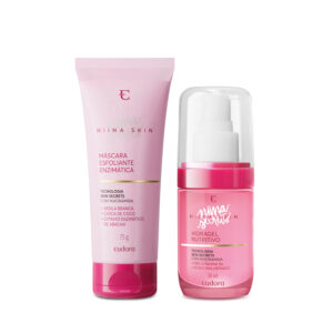 Combo Niina Secrets Skin Hidragel Nutritivo 30ml Máscara Esfoliante 5g