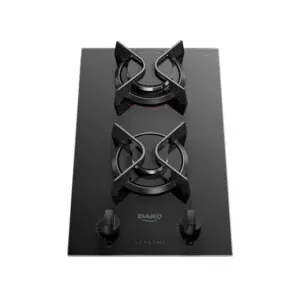 Cooktop Gás 2 Bocas Dako Mesa de Vidro Bivolt Supreme Cooktop Gás 2 Bocas Dako Mesa de Vidro Bivolt Supreme
