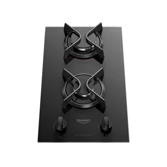 Cooktop Gás 2 Bocas Dako Mesa de Vidro Bivolt Supreme