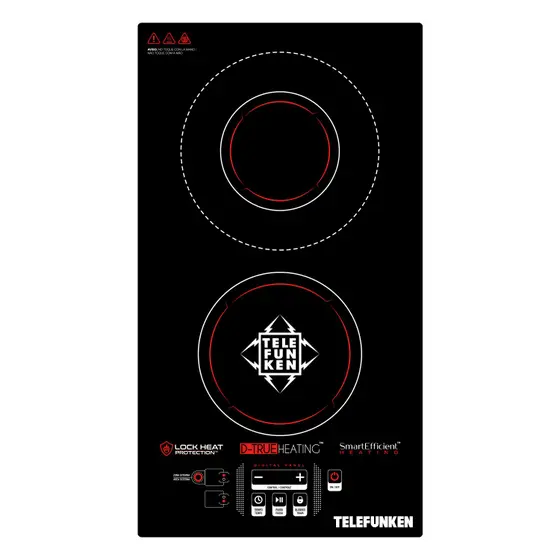 Cooktop Gás 2 Bocas Telefunken de Embutir TF-AV-2040