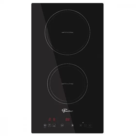 Cooktop Indução 2 Bocas Fischer Vitrocerâmico Touch Preto 220V