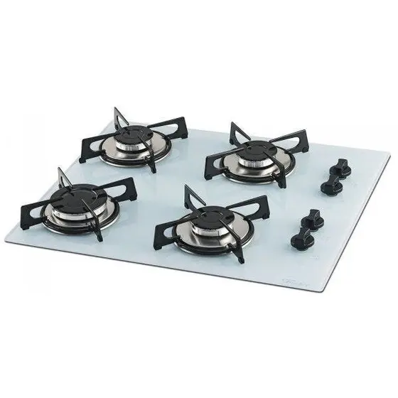 Cooktop Gás 4 Bocas Fischer Branco Bivolt