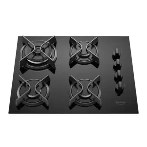 Cooktop Gás 4 Bocas Dako Queimador Tripla Chama Mesa de Vidro Temperado Preto Bivolt Supreme Cooktop Gás 4 Bocas Dako Queimador Tripla Chama Mesa de Vidro Temperado Preto Bivolt Supreme