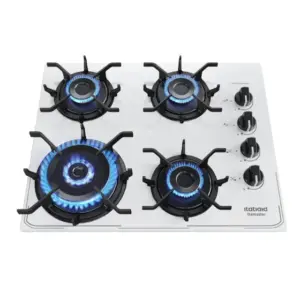Cooktop Gás 4 Bocas Itatiaia Branco Tripla Chama Bivolt Itamaster Cooktop Gás 4 Bocas Itatiaia Branco Tripla Chama Bivolt Itamaster