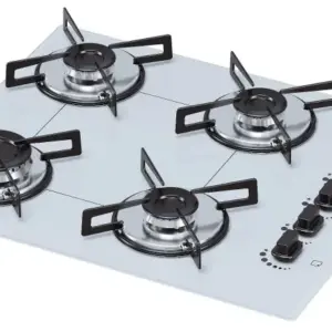 Cooktop Gás 4 Bocas Chamalux Ultra Chama Branco Bivolt Cooktop Gás 4 Bocas Chamalux Ultra Chama Branco Bivolt