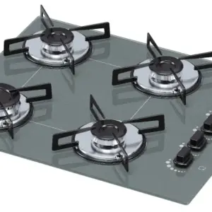 Cooktop Gás 4 Bocas Chamalux Ultra Chama Prata Bivolt Cooktop Gás 4 Bocas Chamalux Ultra Chama Prata Bivolt