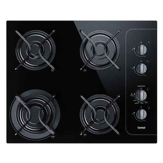 Cooktop Gás 4 Bocas Consul Controle Fácil Acendimento Automático CD060AE