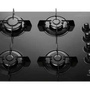 Cooktop Gás 4 Bocas Electrolux Preto GLP KE4GP Cooktop Gás 4 Bocas Electrolux Preto GLP KE4GP