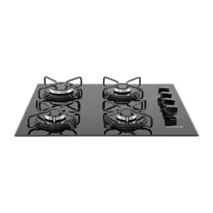 Cooktop Gás 4 Bocas Suggar Preto Bivolt FG4004AVP Cooktop Gás 4 Bocas Suggar Preto Bivolt FG4004AVP