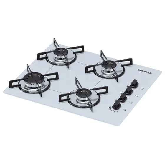 Cooktop Gás 4 Bocas Chamalux Ultra Chama Branco GN