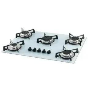 Cooktop Gás 5 Bocas Fischer Bivolt Cooktop Gás 5 Bocas Fischer Bivolt
