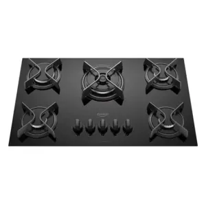Cooktop Gás 5 Bocas Dako Queimador Tripla Chama Mesa de Vidro Temperado Preto Bivolt Supreme Cooktop Gás 5 Bocas Dako Queimador Tripla Chama Mesa de Vidro Temperado Preto Bivolt Supreme