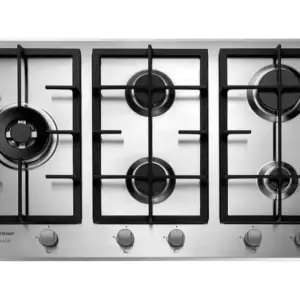 Cooktop Gás 5 Bocas Brastemp Inox Dupla Chama Acendimento Automático Trempes de Ferro Fundido Natural GLP Gourmand BDK90 Cooktop Gás 5 Bocas Brastemp Inox Dupla Chama Acendimento Automático Trempes de Ferro Fundido Natural GLP Gourmand BDK90