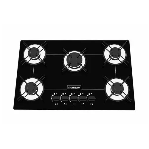 Cooktop Gás 5 Bocas Chamalux Preto GLP 57