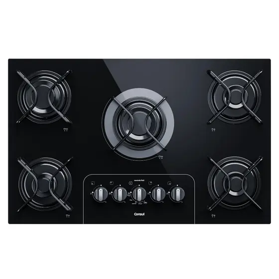 Cooktop Gás 5 Bocas Consul Controle Fácil Acendimento Automático CD075AE