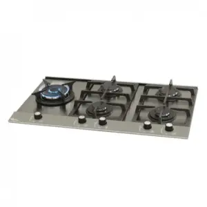 Cooktop Gás 5 Bocas Fischer Escovado Platinium Prime Cooktop Gás 5 Bocas Fischer Escovado Platinium Prime
