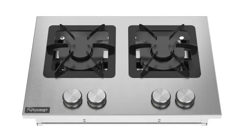 Cooktop Gás 2 Bocas Fast Gourmet Duplo