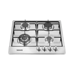 Cooktop Gás 4 Bocas Suggar Inox Bivolt FG4134IX Cooktop Gás 4 Bocas Suggar Inox Bivolt FG4134IX
