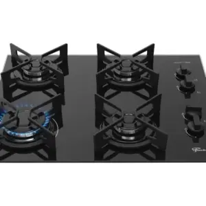 Cooktop Gás 4 Bocas Fischer Trempe Iron Fit Line Cooktop Gás 4 Bocas Fischer Trempe Iron Fit Line