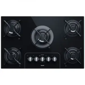 Cooktop Gás 5 Bocas Consul Mesa de Vidro Facilite CD075AE Cooktop Gás 5 Bocas Consul Mesa de Vidro Facilite CD075AE
