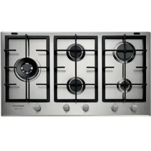 Cooktop Gás 5 Bocas Brastemp Inox 90cm 220V BDK90DRBNA Cooktop Gás 5 Bocas Brastemp Inox 90cm 220V BDK90DRBNA