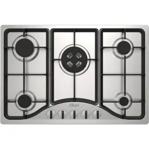 Cooktop Gás 5 Bocas Oster Inox Semiprofissional