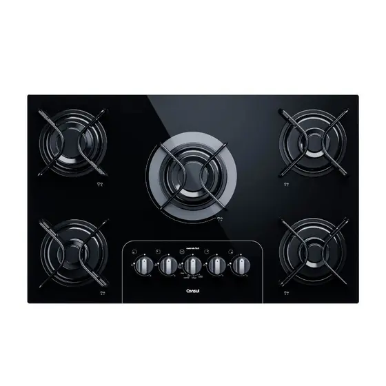 Cooktop Gás 5 Bocas Consul Acendimento Automático Facilite CD075AE