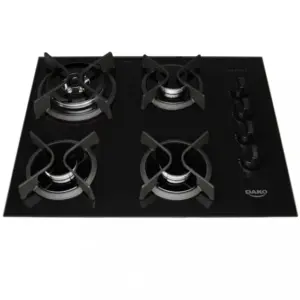 Cooktop Gás 4 Bocas Dako Acendimento Automático Tripla Chama Supreme Cooktop Gás 4 Bocas Dako Acendimento Automático Tripla Chama Supreme