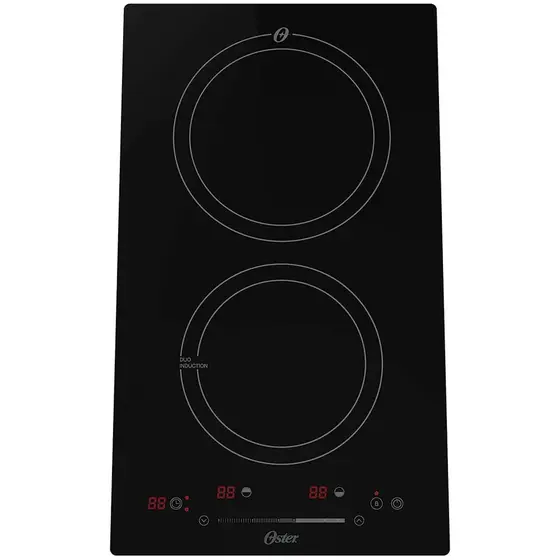 Cooktop Indução 2 Bocas Oster Touch Screen 2 em 1