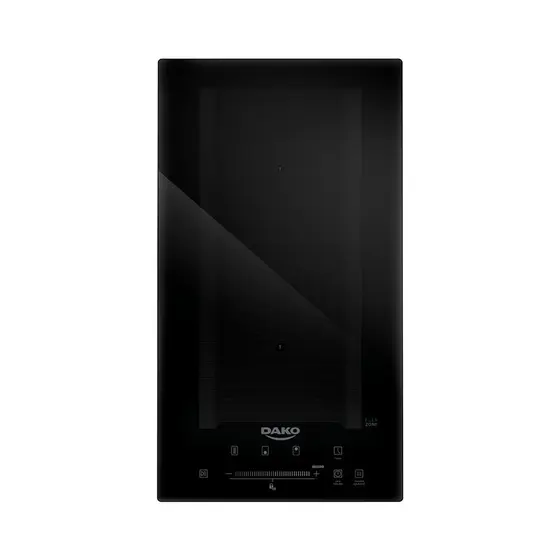 Cooktop Indução 2 Bocas Dako Preto Zona Flexível 220V