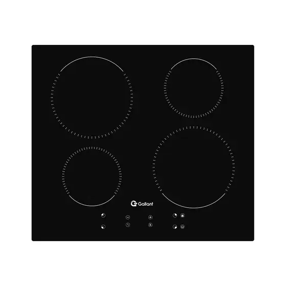 Cooktop Indução 4 Bocas Gallant Vitrocerâmico Painel Touch Screen Preto 220V GCT04VINA-PT220