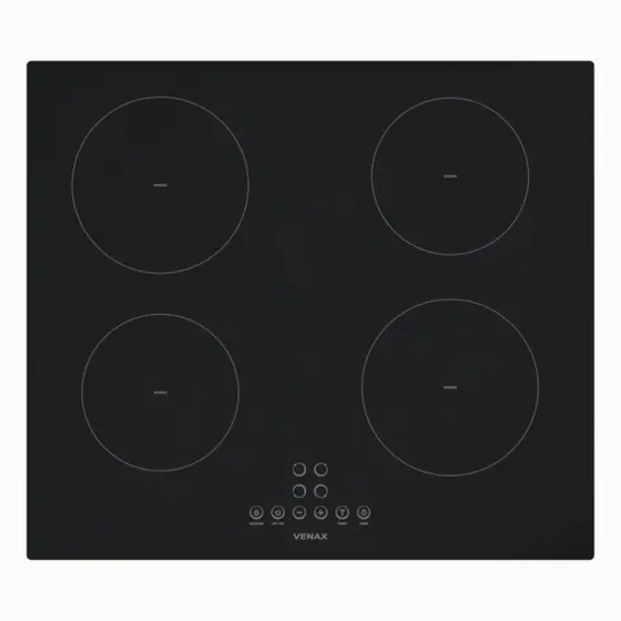 Cooktop de Indução Venax 4 Bocas Preto 220V Eclipse