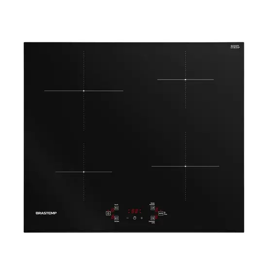 Cooktop Indução 4 Bocas Brastemp Funções Especiais BDJ60BE