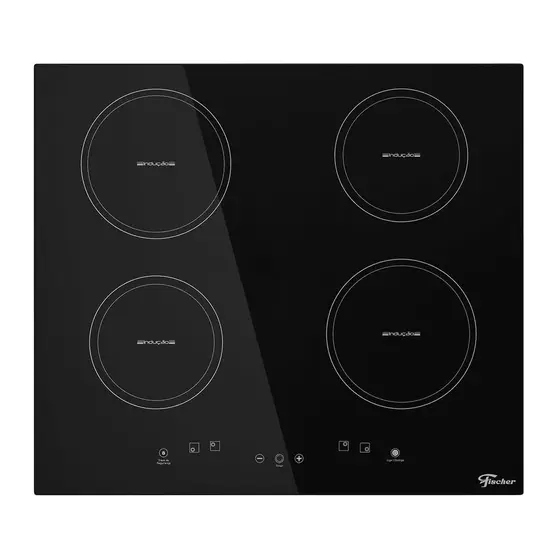 Cooktop Indução 4 Bocas Fischer Touch Screen Vitrocerâmica 220v 25943-56251