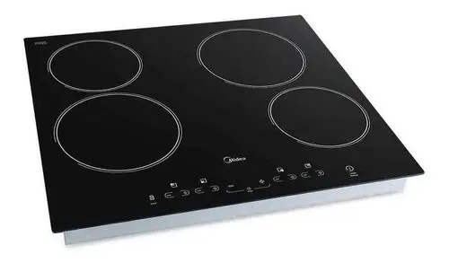 Cooktop Elétrico 4 Bocas Midea Vitrocerâmico 220V 59x52cm