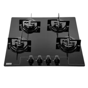 Cooktop Gás 4 Bocas Franke de Embutir Vidro Preto Bivolt Glass FHG-604-4G-FC-16073 Cooktop Gás 4 Bocas Franke de Embutir Vidro Preto Bivolt Glass FHG-604-4G-FC-16073
